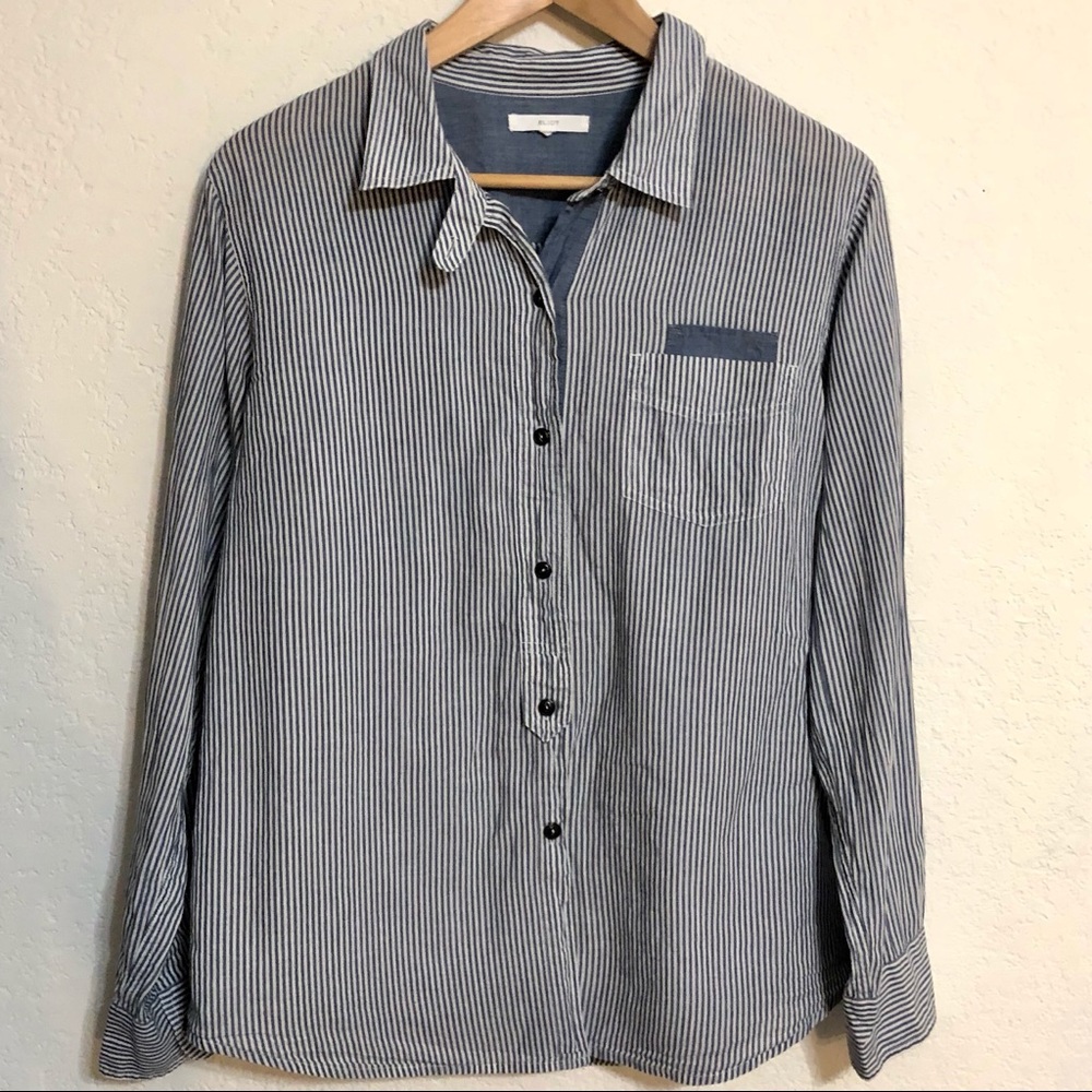 Eliot for Madewell button down top long sleeve